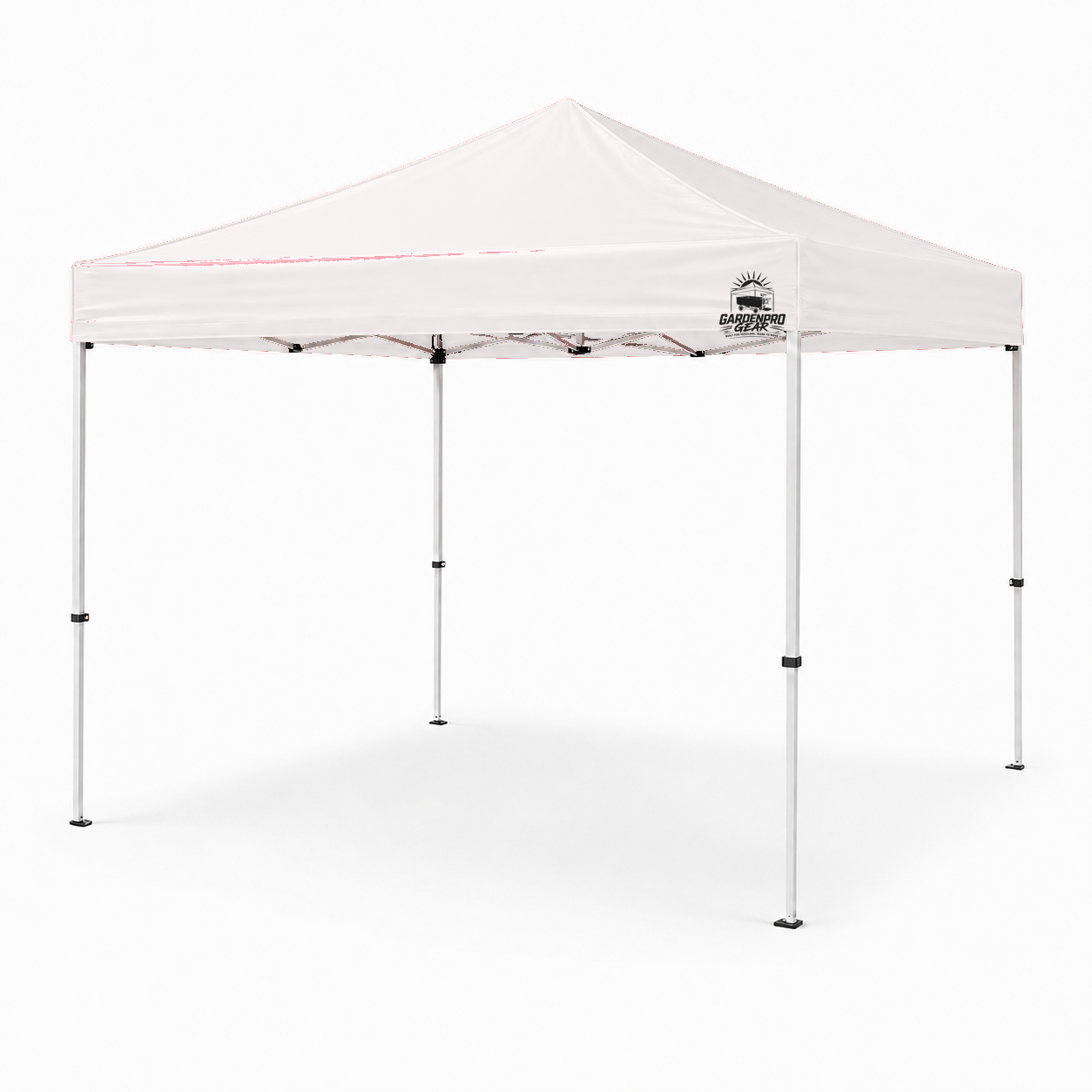 GardenPro Gear One-Push Canopy 10x10 - White
